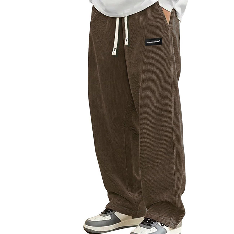 ✨📢60% OFF !!!🔥Men's Loose-Fit Drawstring Pants with Pockets